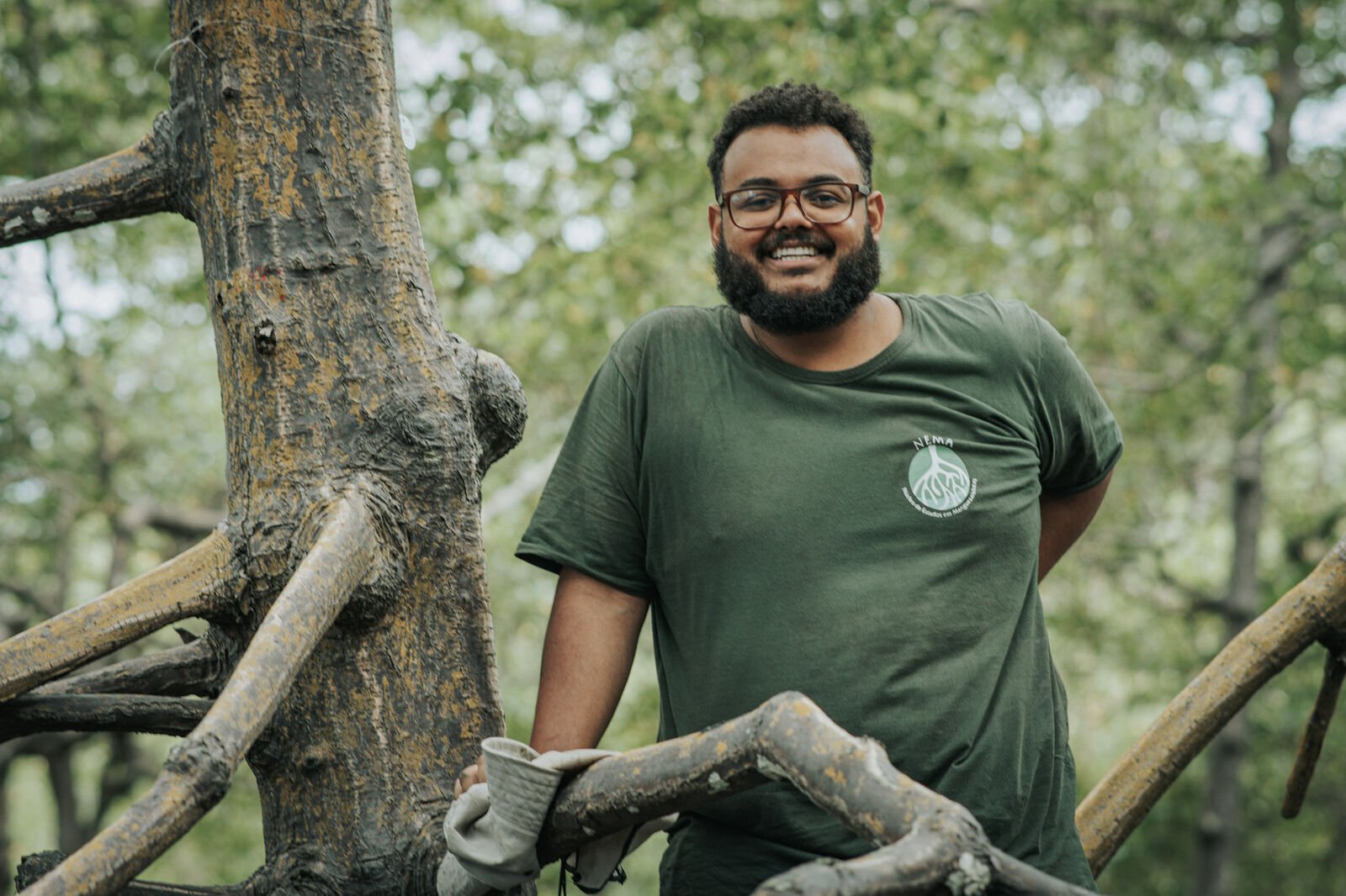 Lucas in the mangrove